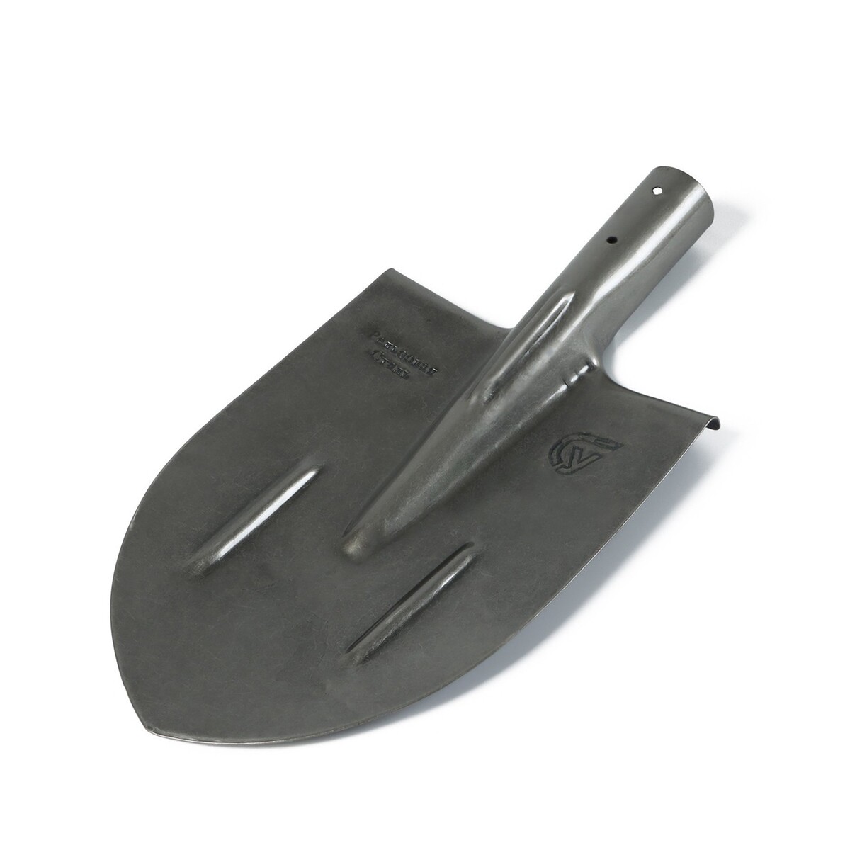 Лопата штыковая, тулейка 40 мм, рельсовая сталь, без черенка лопата штыковая прямоугольная тулейка 40 мм без черенка