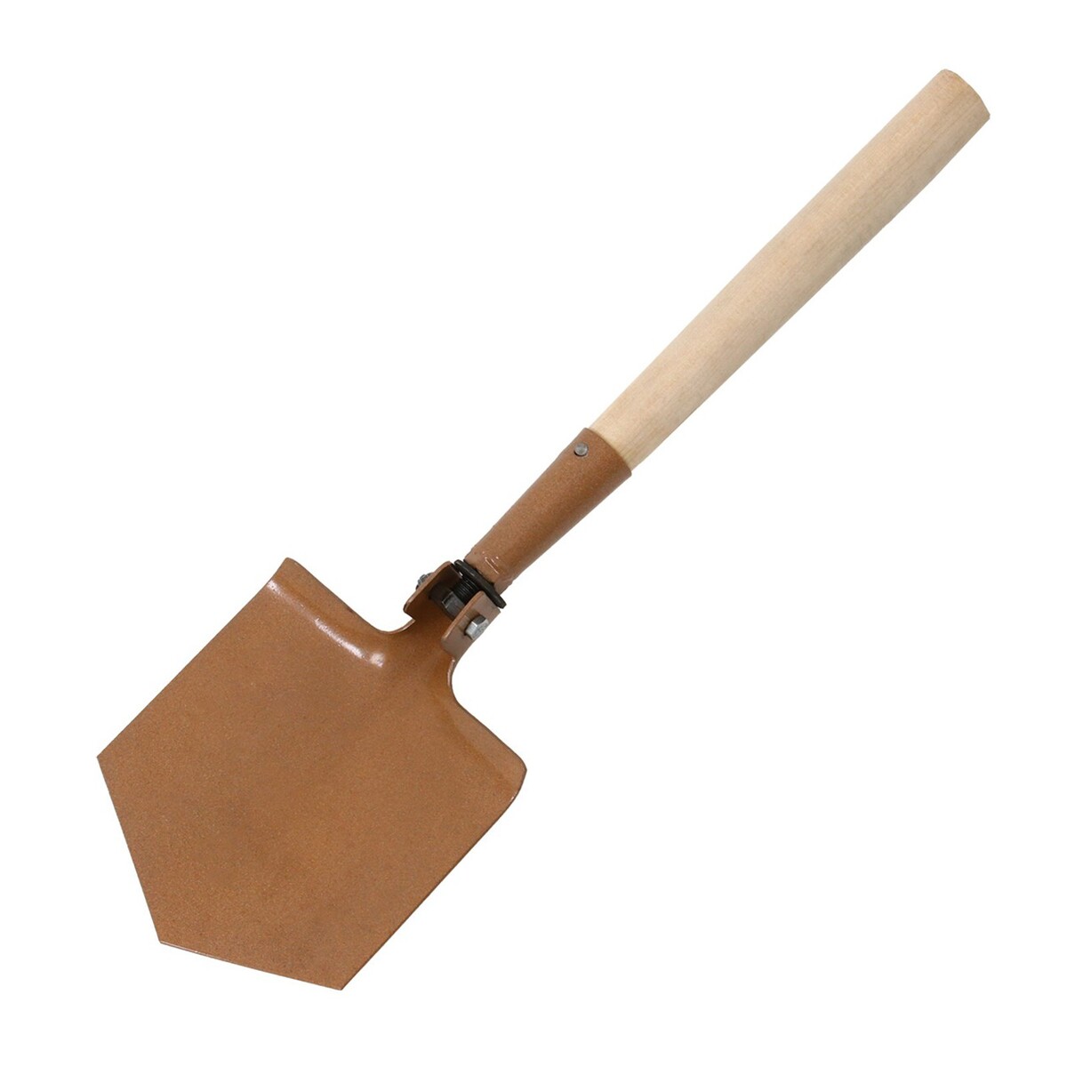 Лопата туристическая, складная, l = 48,5 см, деревянный черенок, с-1 лопата складная nextool 50 3 см