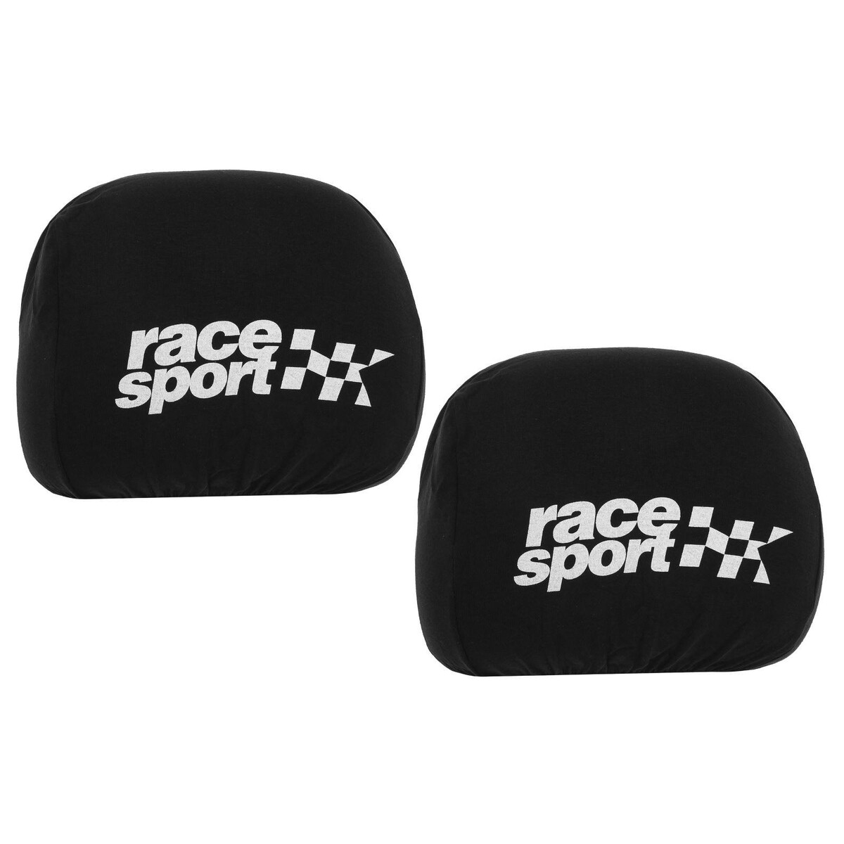 фото Чехлы на подголовник race sport, черные, набор 2 шт torso
