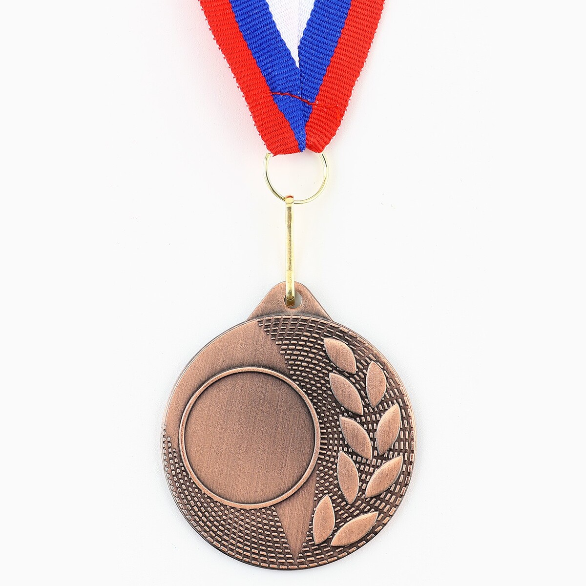 Медаль под нанесение 006 диам 5 см. цвет бронз. с лентой медаль под нанесение 009 диам 7 см зол с лентой