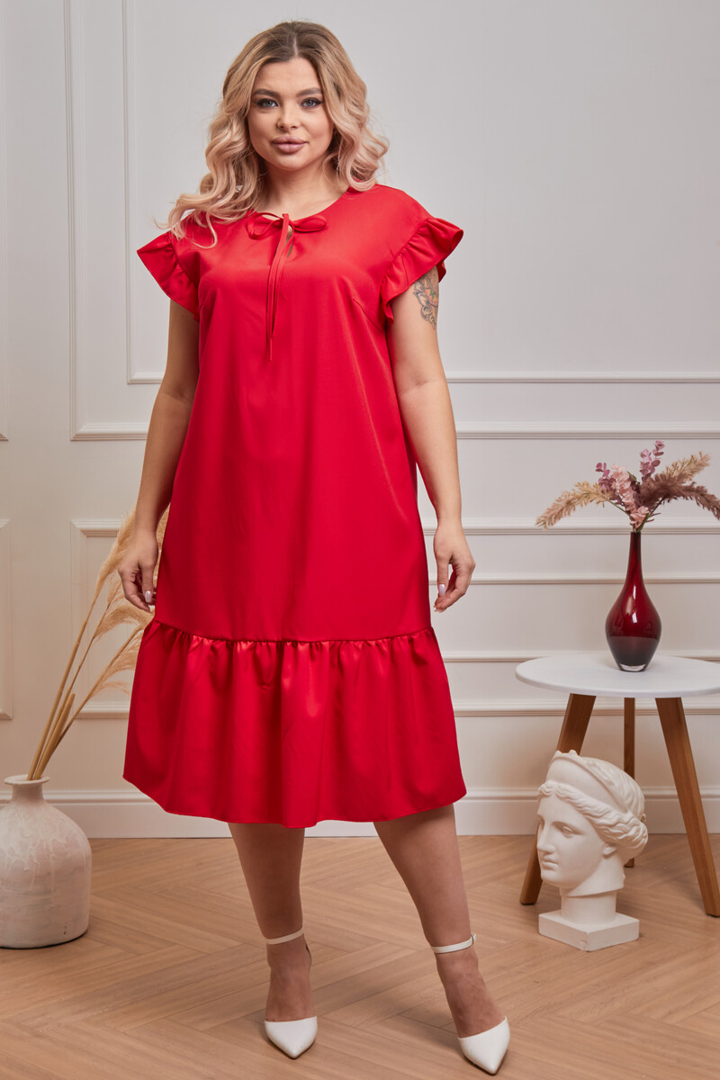 Платье Lila classic style красного цвета