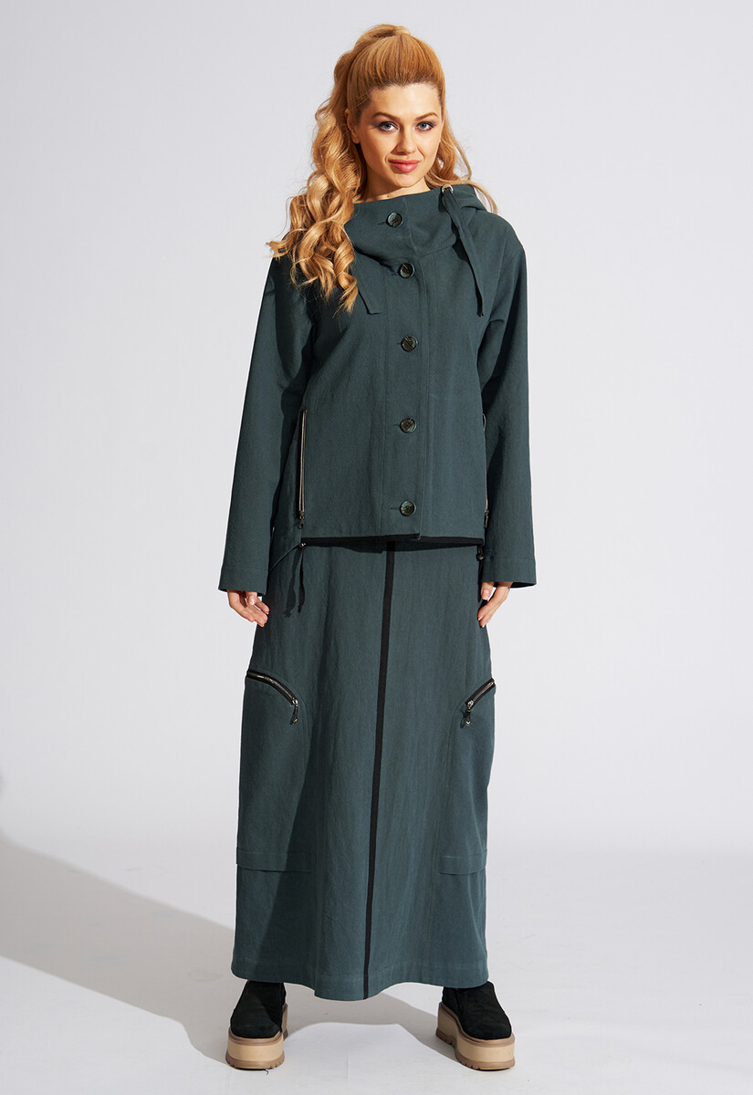 Жакет Dimma Fashion Studio, размер 44, цвет зеленый 02959185 - фото 3