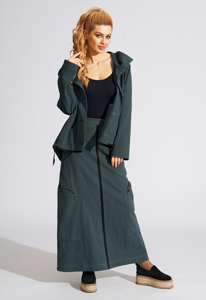 Жакет Dimma Fashion Studio, размер 44, цвет зеленый 02959185 - фото 5