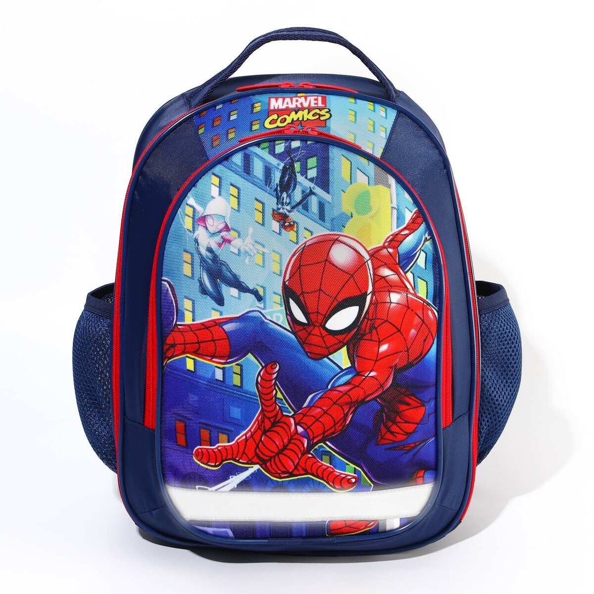 Рюкзак школьный с эргономической спинкой, 37х26х15 см, человек-паук MARVEL