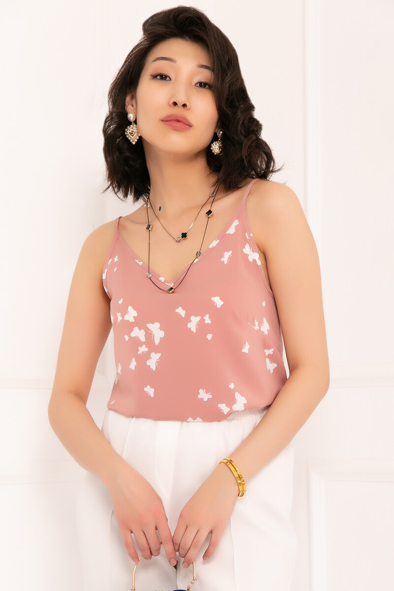 Блузка BELLOVERA, размер 44, цвет розовый 02964506 - фото 2