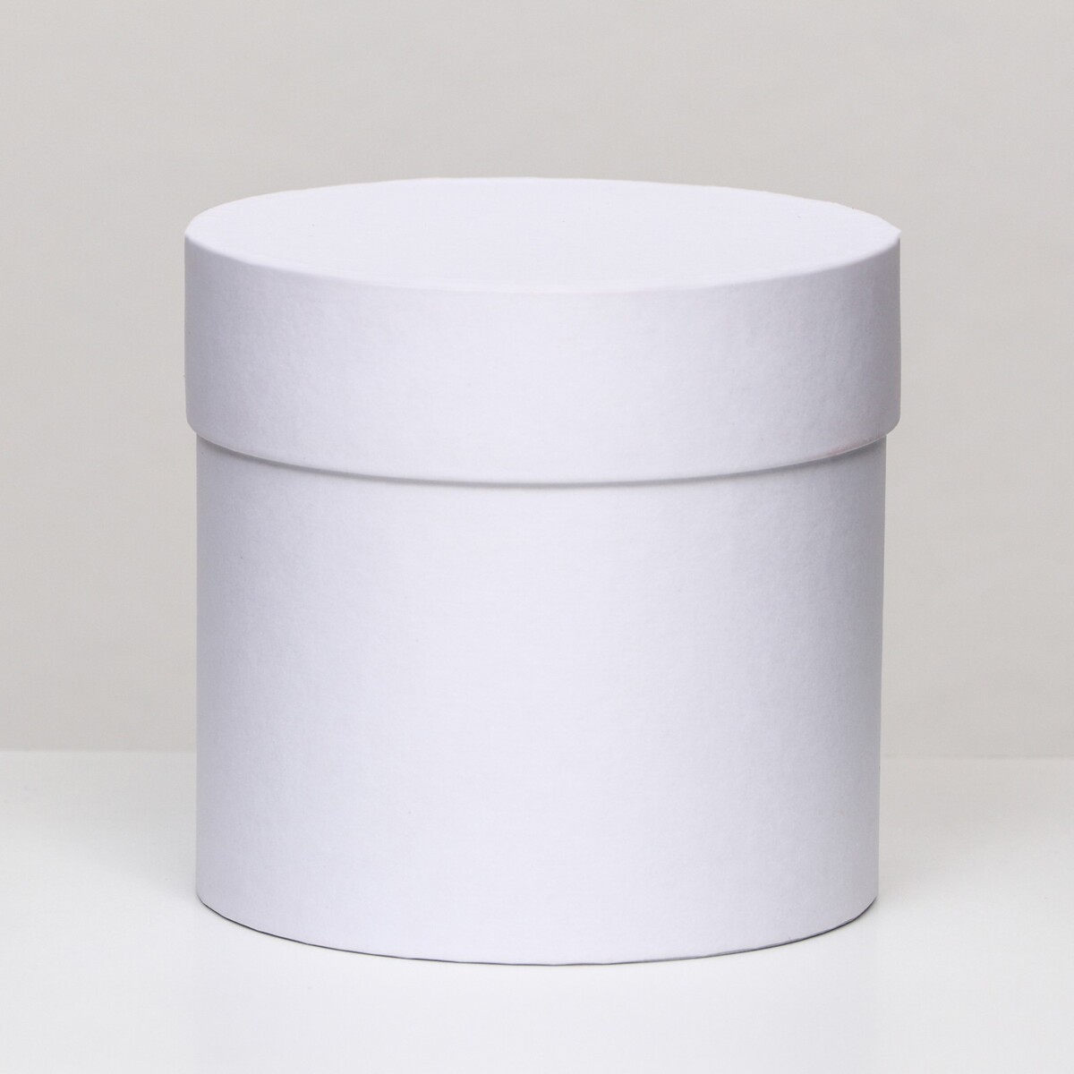 Шляпная коробка белая, 10 х 10 см резинка шляпная 1 5 мм 50 ± 1 м белый