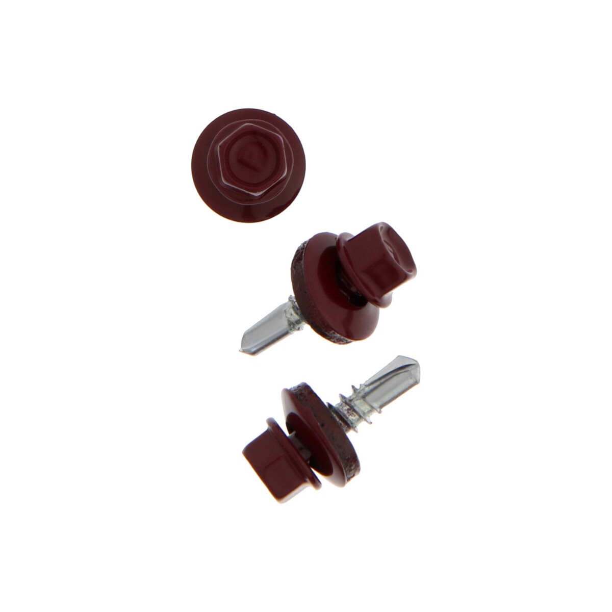 

Саморезы кровельные,haupt 5.5х19 ral3005, красное вино 250 шт, Красный