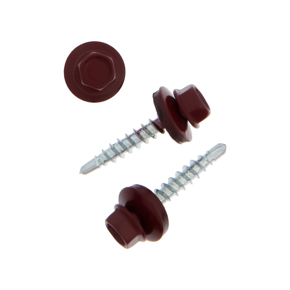 

Саморезы кровельные, haupt 4.8х29 ral3005, красное вино 250 шт, Красный