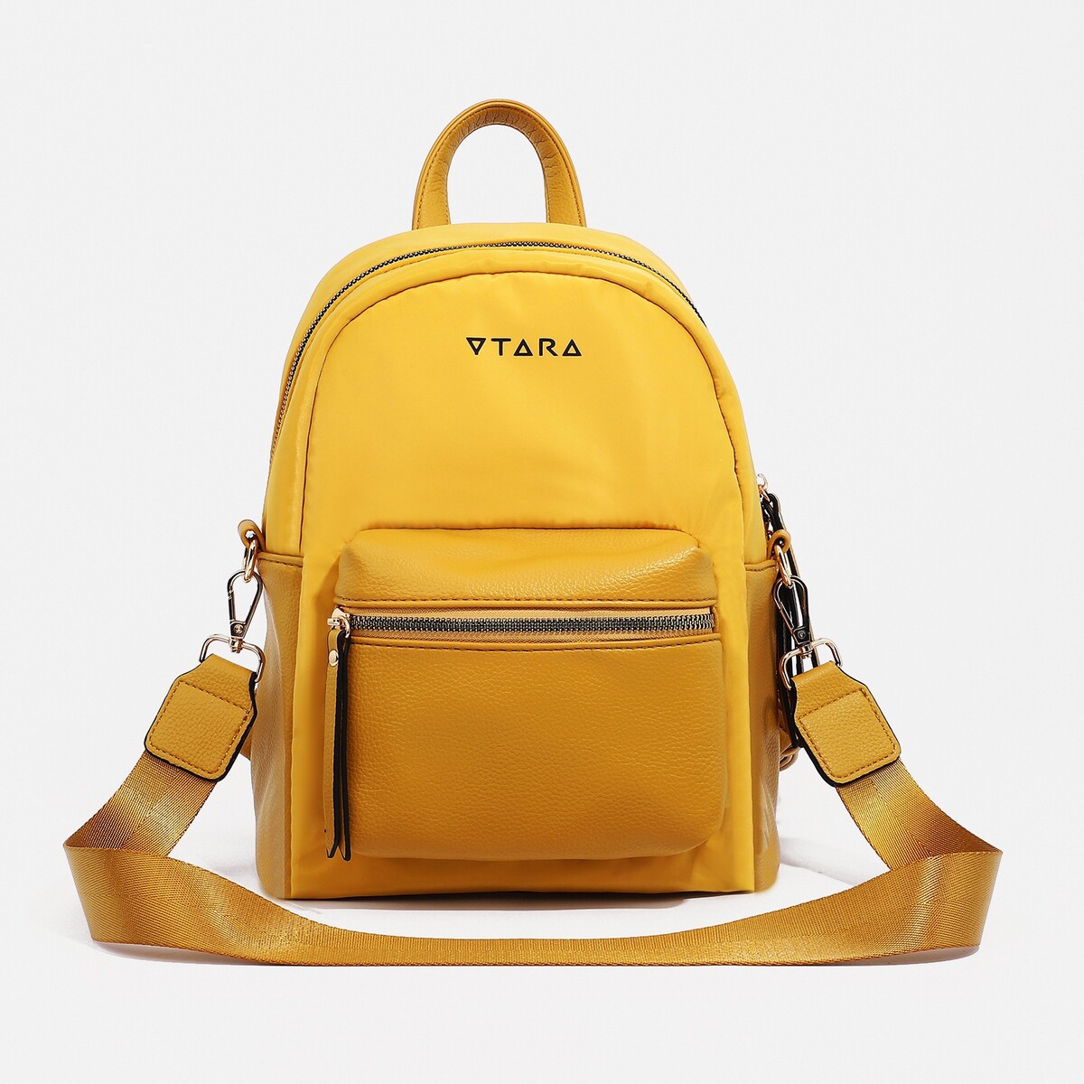 

Сумка женская 6200, 20*12*34, отд на молнии, н/карман, т. желтый