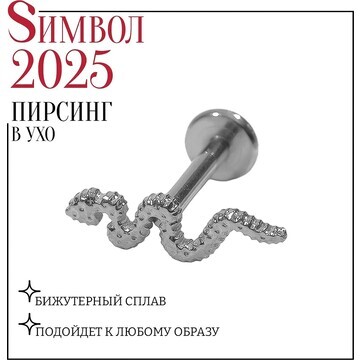 Новый год! символ года 2025! пирсинг в у