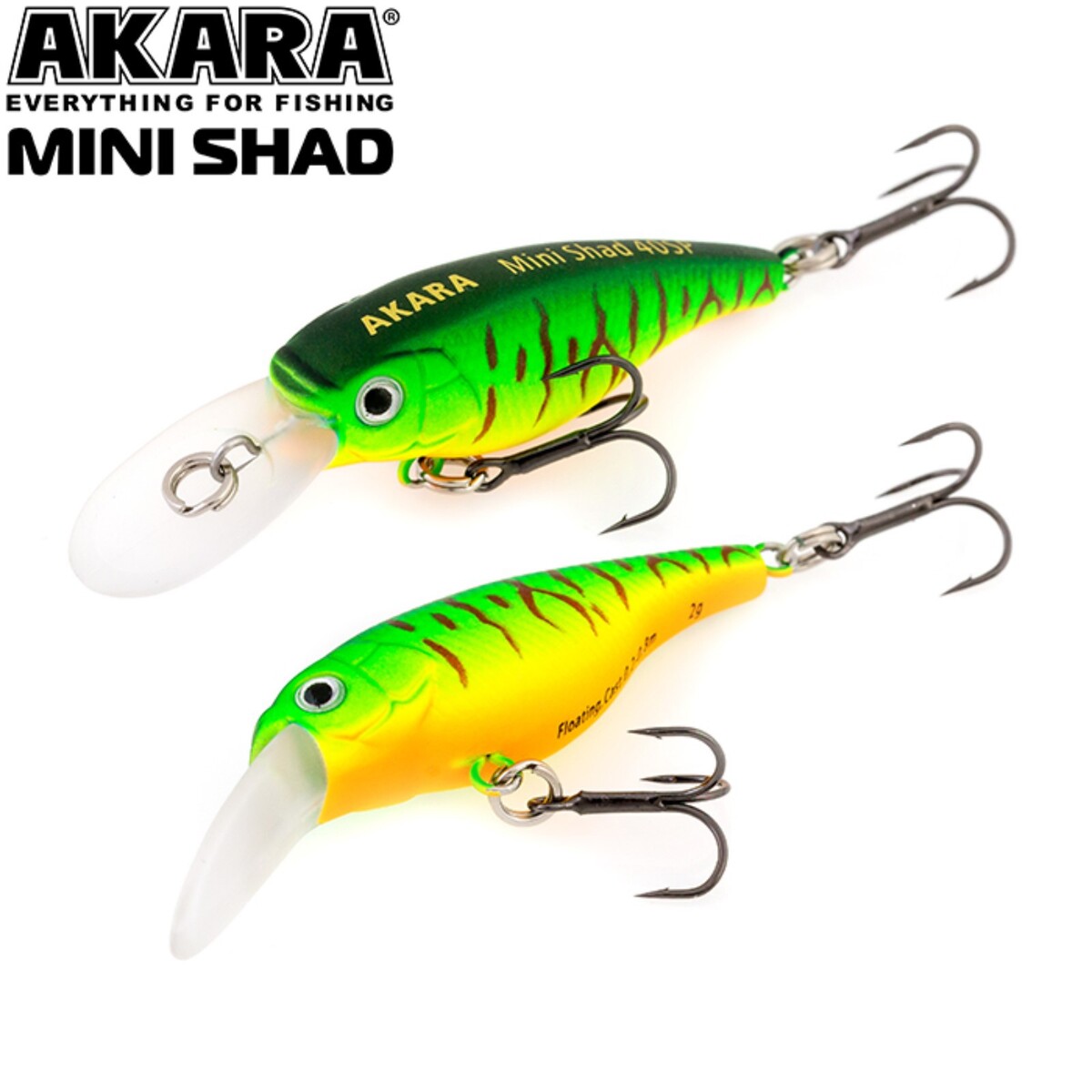 

Воблер akara mini shad 40sp, цвет a7, длина 4 см, 2,5 гр., Разноцветный