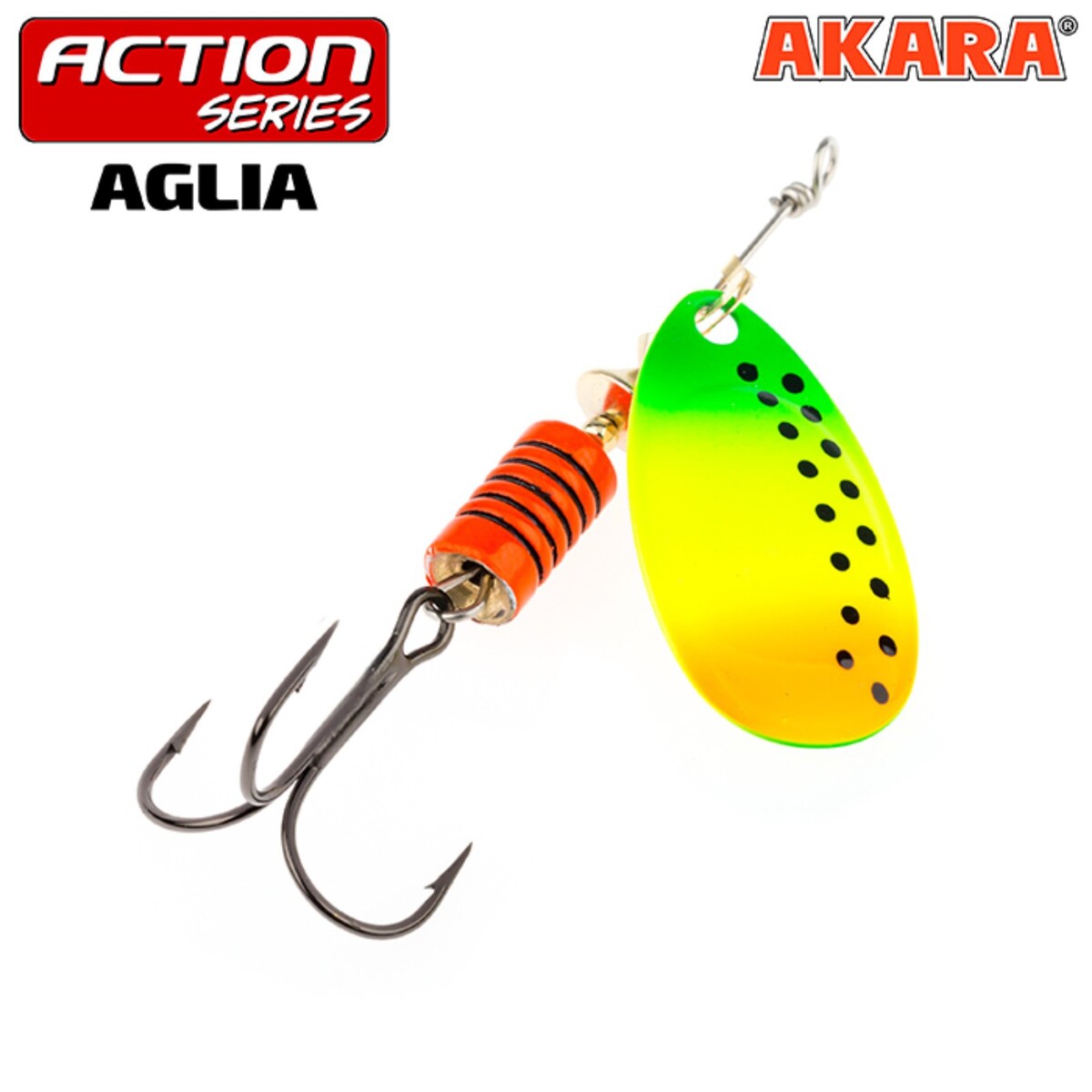 

Блесна вращающаяся akara action series aglia 0, цвет a22, 2,5 гр., Разноцветный