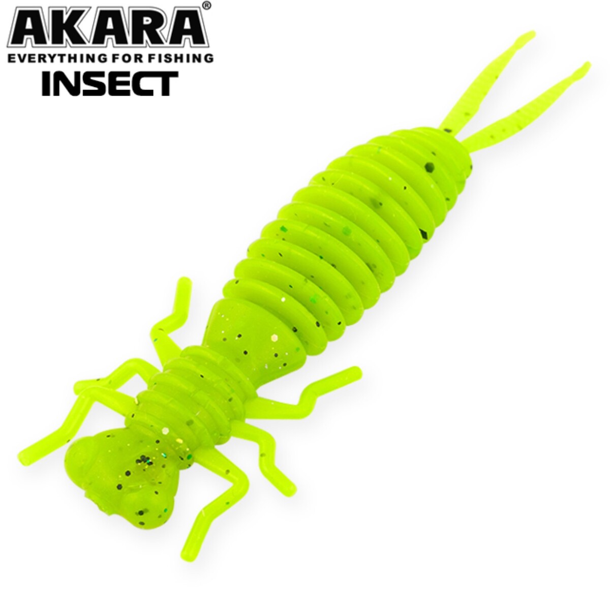 

Твистер akara insect 65, цвет 409, 4 шт., Зеленый