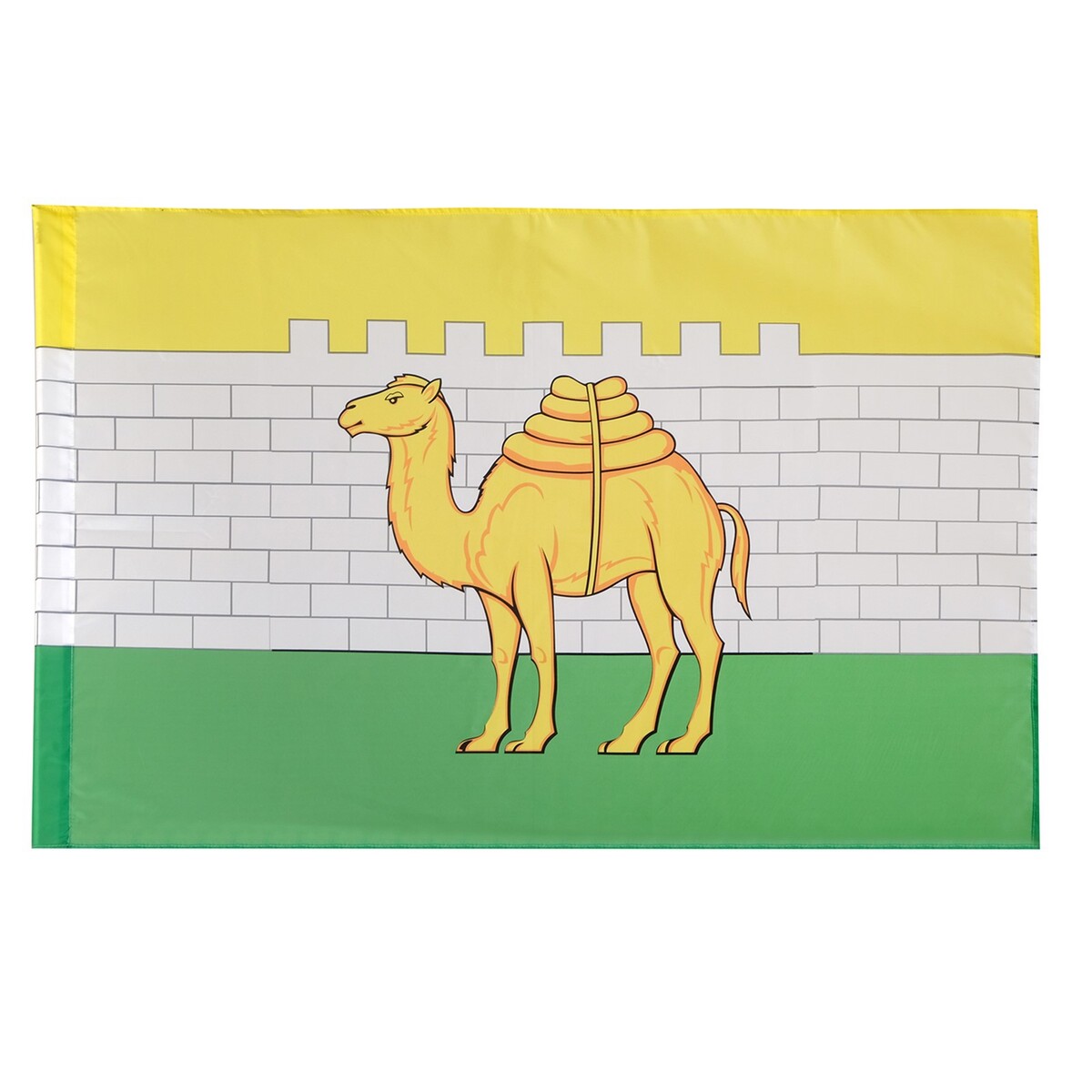 Флаг города челябинска, 90 х 135 см, полиэфирный шелк, без древка ияфиопика или засыпанные города 18 бренер
