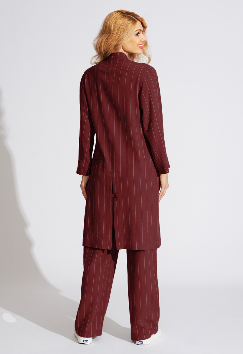 Жакет Dimma Fashion Studio, размер 42, цвет бордовый 03096558 - фото 5