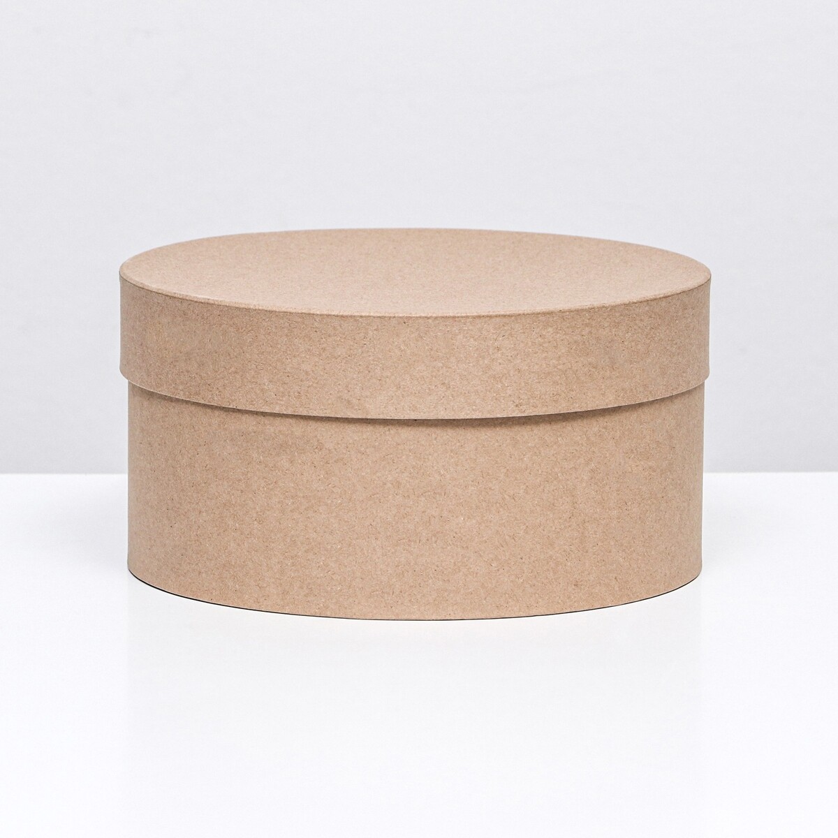 Коробка круглая крафт, 25 х12 см шляпная коробка крафт 10 х 10 см