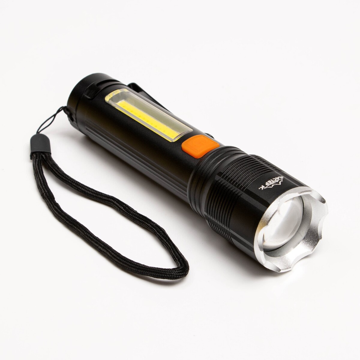 Фонарь ручной аккумуляторный фонарь ручной аккумуляторный 5 вт 400 мач xpe cob zoom 4 режима type c