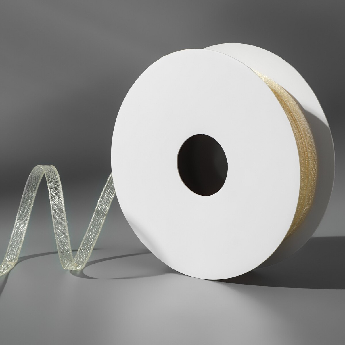 

Лента капроновая, 3 мм × 30 ± 1 м, цвет кремовый, Бежевый