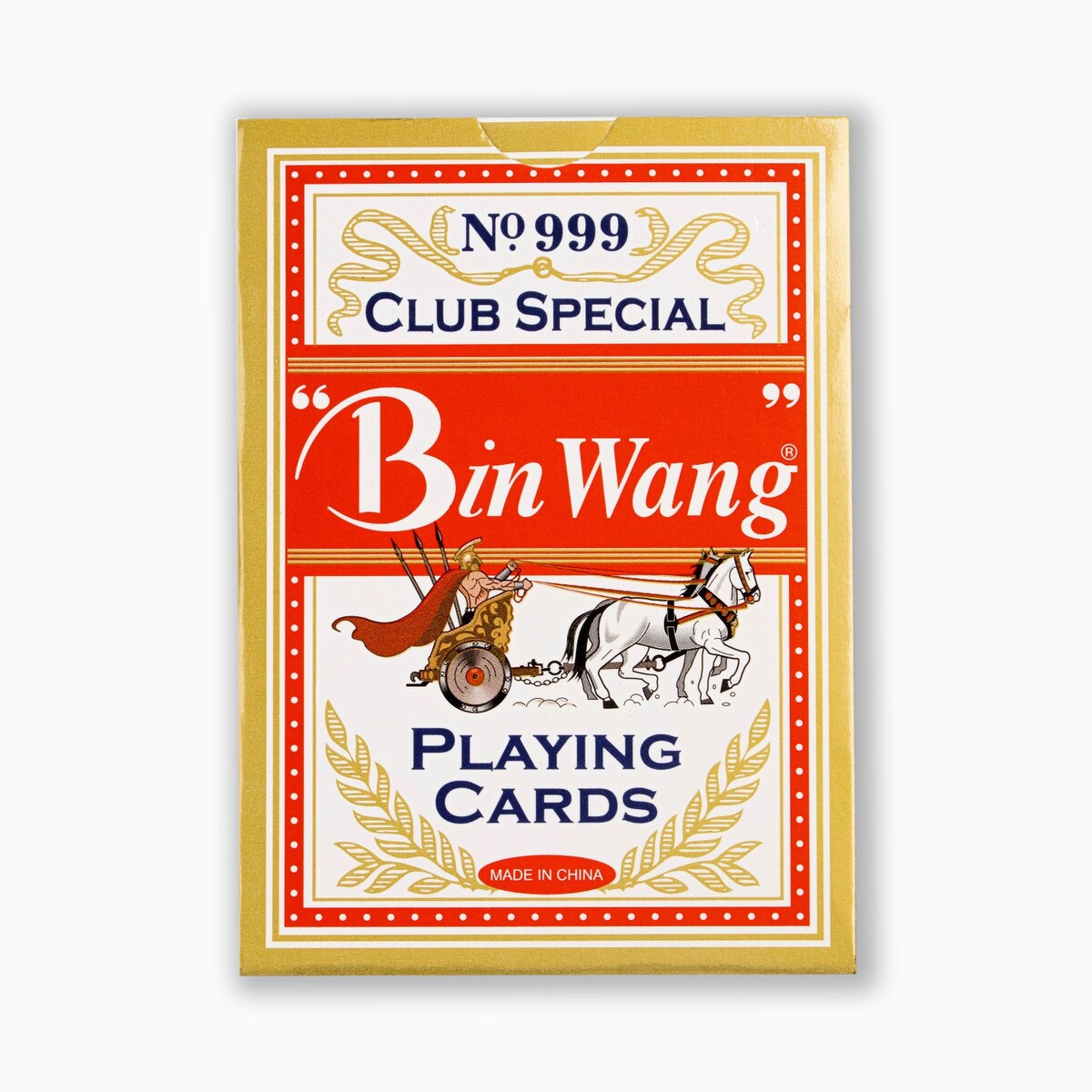 Карты игральные бумажные binwang, 55 шт, 260 г/м2, красные, 6.3 х 8.8 см No brand 03121223 - фото 3