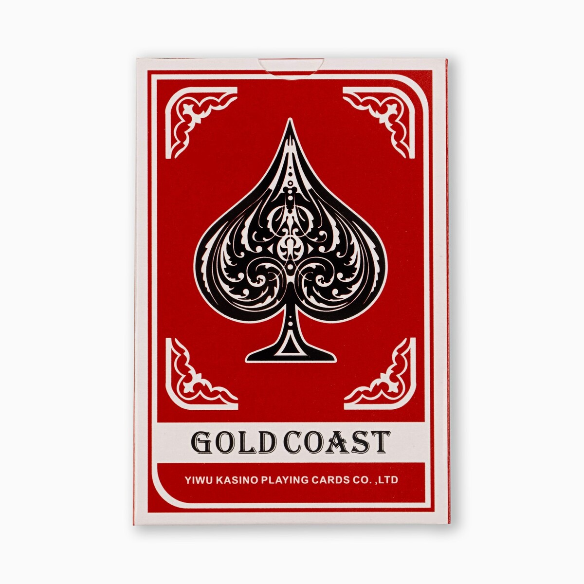 Карты игральные бумажные gold coast, 55 шт, 260 г/м2, красные, 5.7 х 8.7 см No brand 03121225 - фото 3