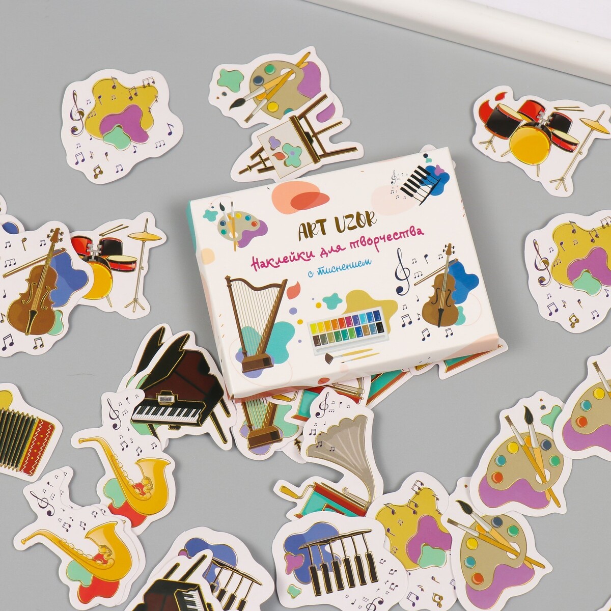 Наклейки для творчества фгос народное искусство детям каргопольская игрушка альбом для творчества