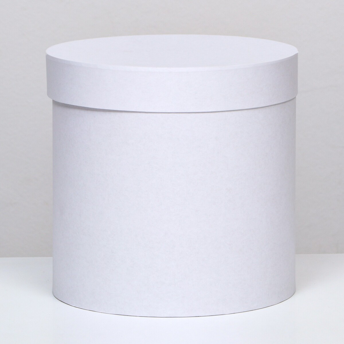 Шляпная коробка белая, 23 х 23 см резинка шляпная 1 5 мм 50 ± 1 м белый
