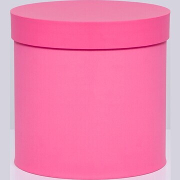 Шляпная коробка розовая , 23 х 23 см