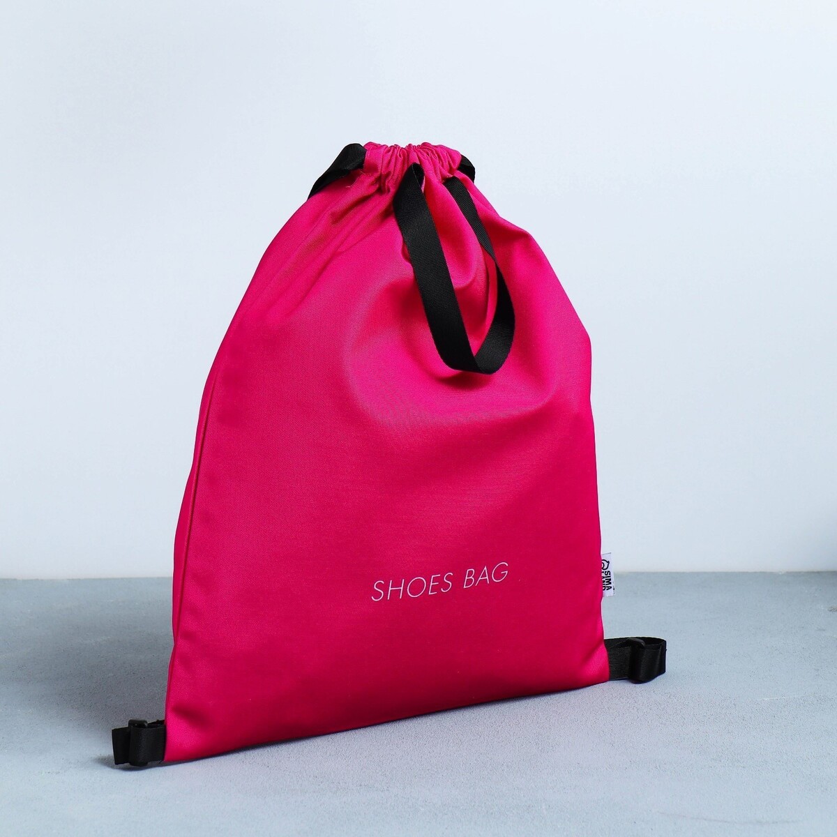 Сумка для обуви, цвет розовый, два вида ручек, текстиль 41х31 см сумка для обуви два вида ручек текстиль 41х31 см