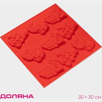 Форма для шоколада 3d новогодняя доляна