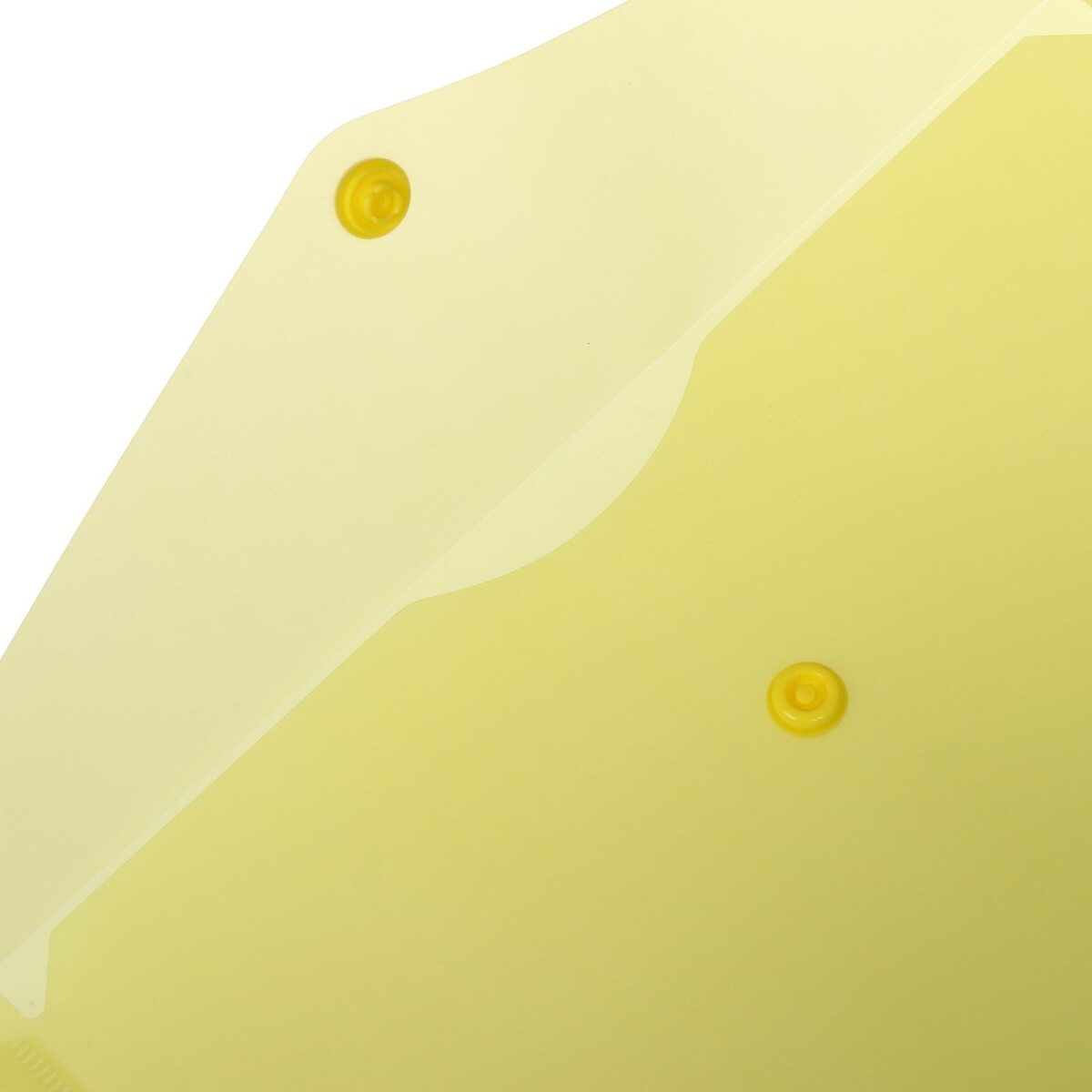 Папка-конверт на кнопке а5, 150 мкм, calligrata, жёлтая Calligrata, цвет желтый 03305208 - фото 2