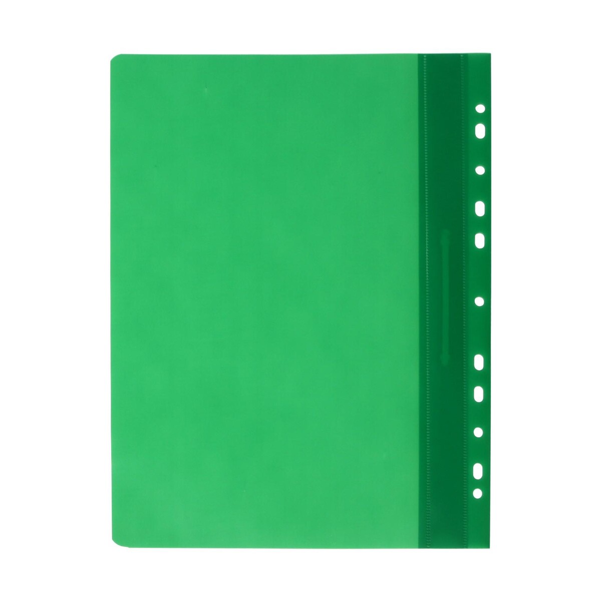 Папка-скоросшиватель calligrata, а4, 180 мкм, зелёная, прозрачный верх, с перфорацией Calligrata, цвет зеленый 03305209 - фото 4