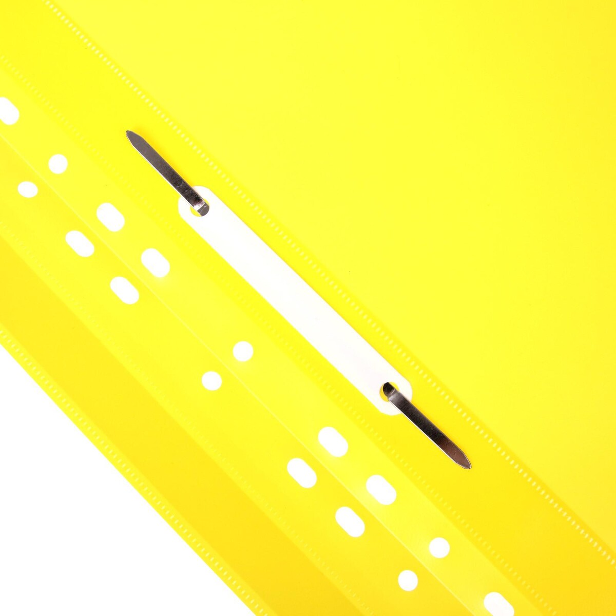Папка-скоросшиватель calligrata, а4, 180 мкм, жёлтая, прозрачный верх, с перфорацией Calligrata, цвет желтый 03305219 - фото 3