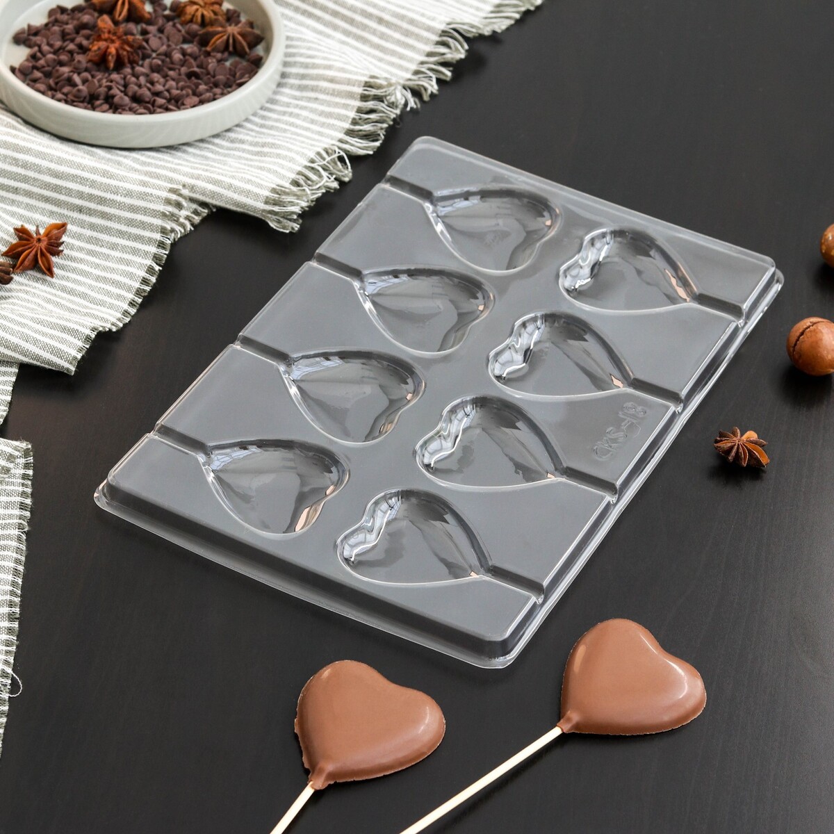 Форма для шоколада и конфет форма для шоколада и конфет из 2 х частей