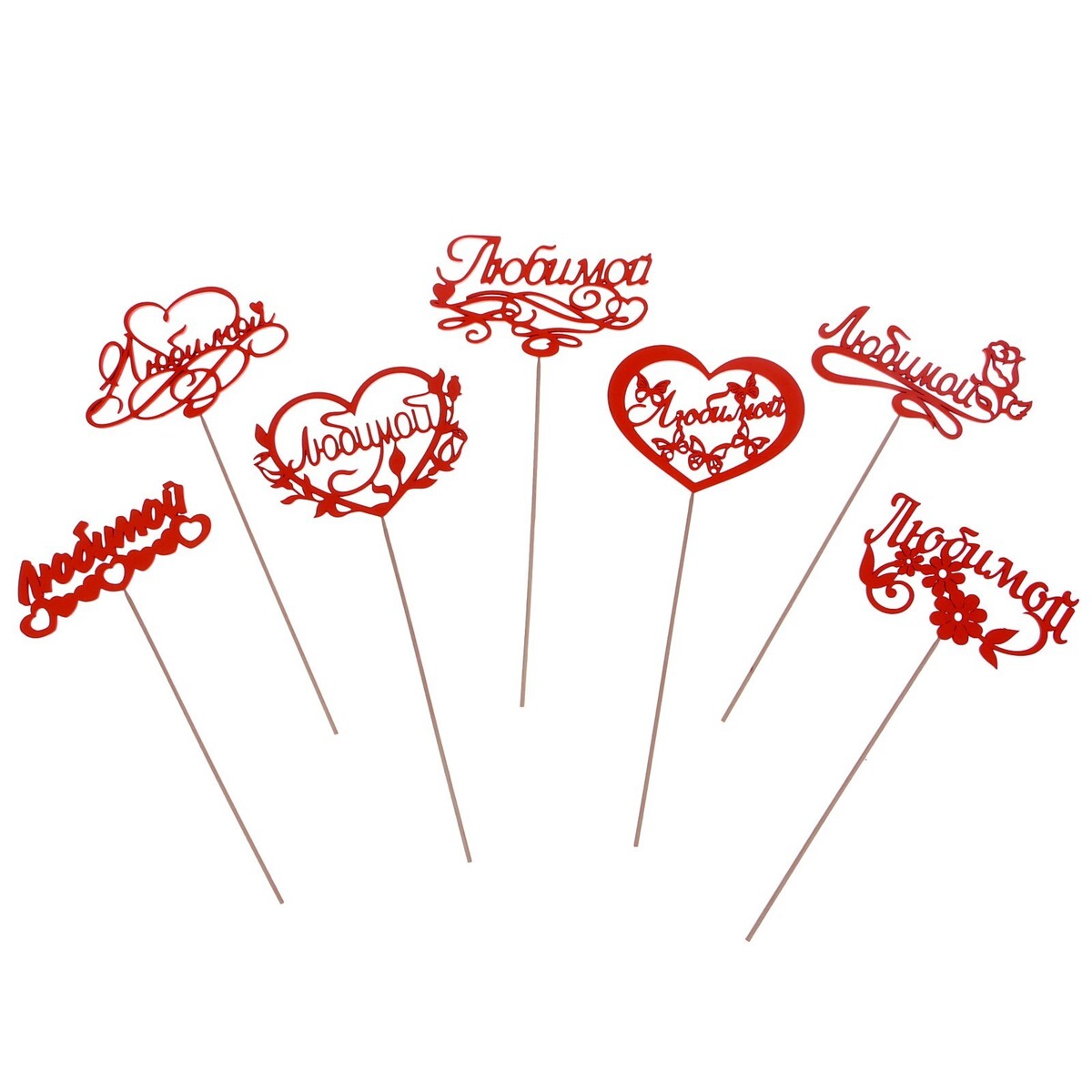 

Топпер ассорти, Красный