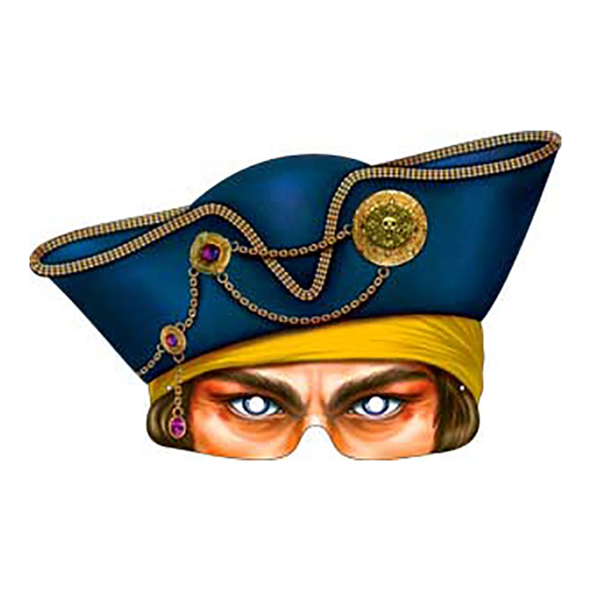

Карнавальная маска, Синий