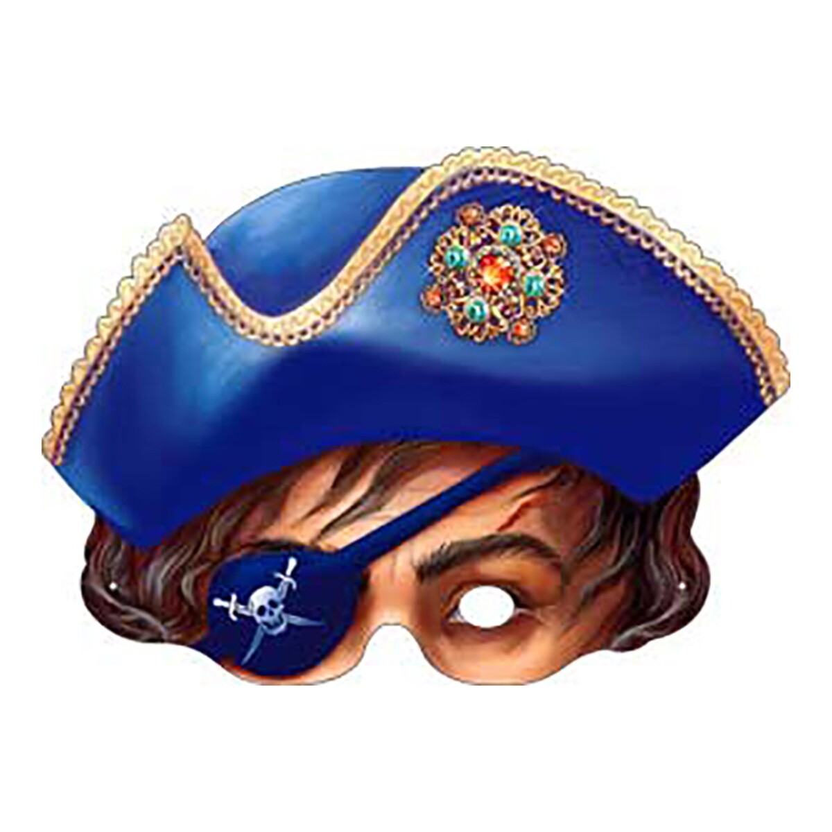 

Карнавальная маска, Синий