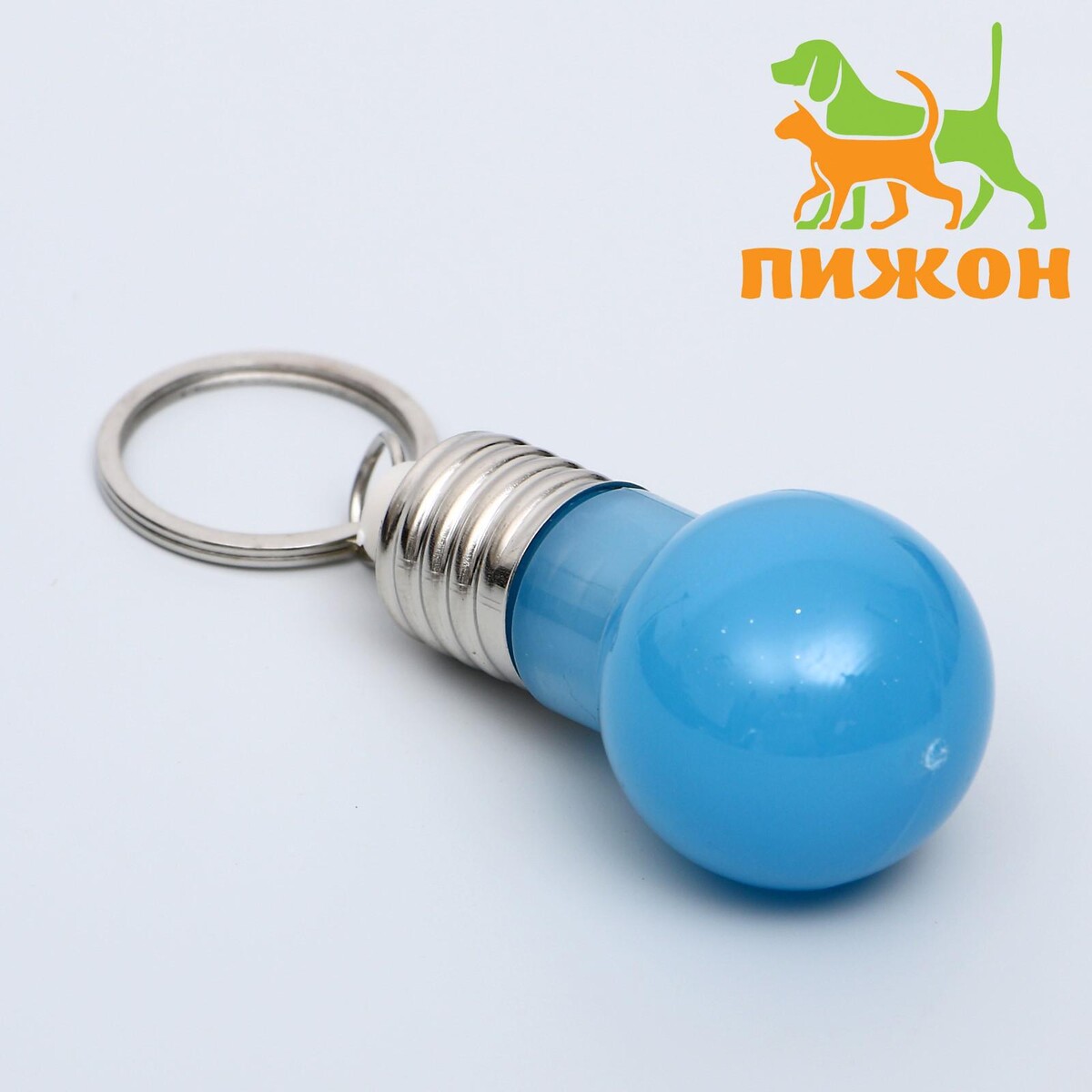 

Маячок световой на ошейник для больших и средних собак, фасовка 12 шт, голубой