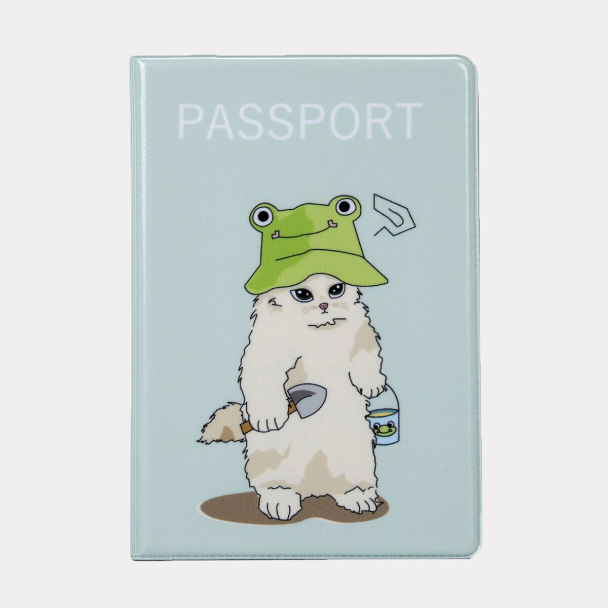 Обложка для паспорта, цвет мятный No brand