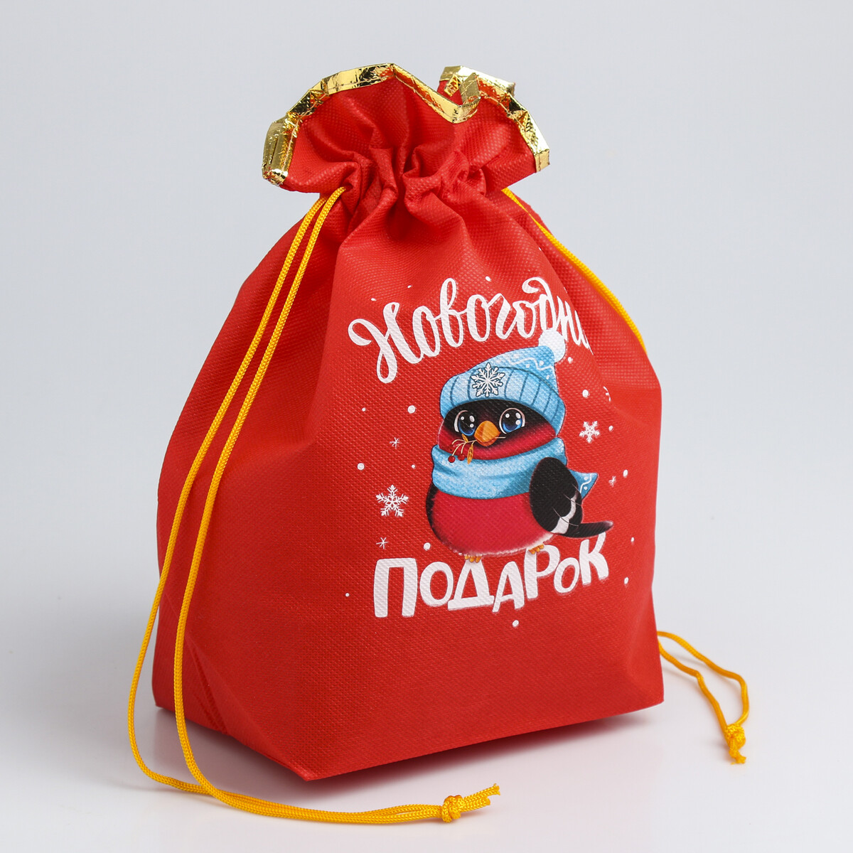 

Мешок подарочный, Красный