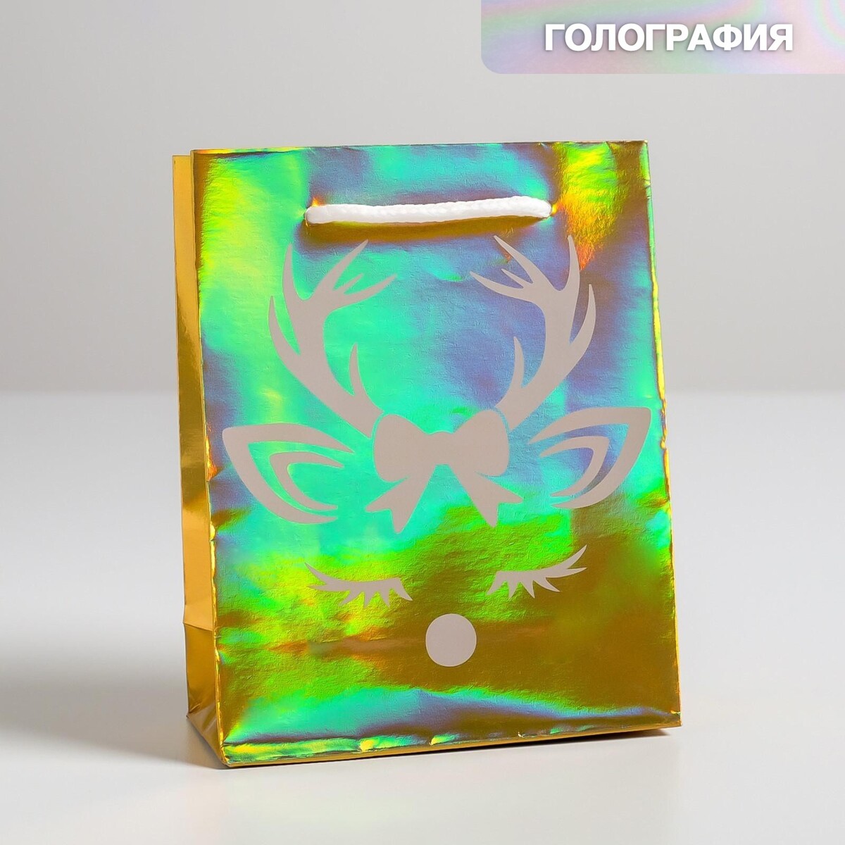 

Пакет голографический вертикальный, Разноцветный