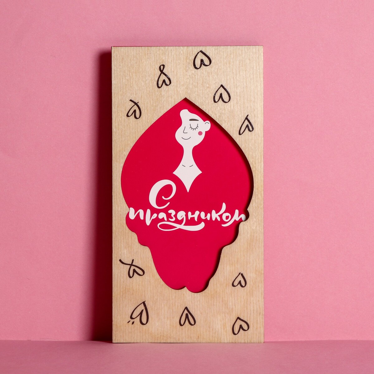 

Конверт деревянный резной