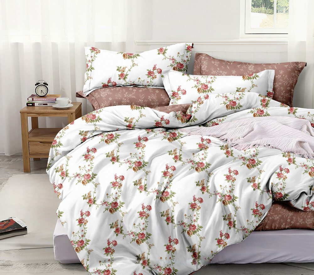 

Постельное белье  с простыней на резинке