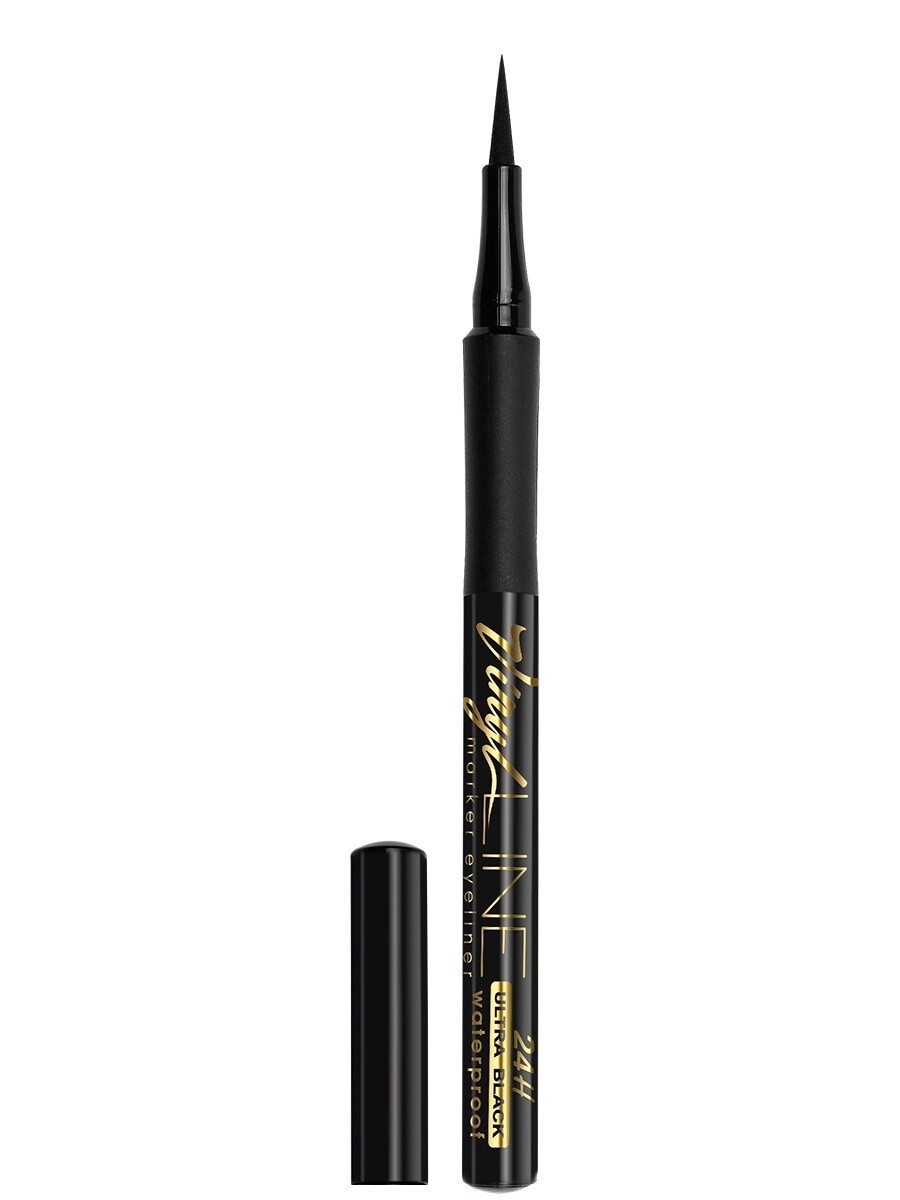 

Подводка-фломастер для глаз vinyl line ultra black 24h waterproof