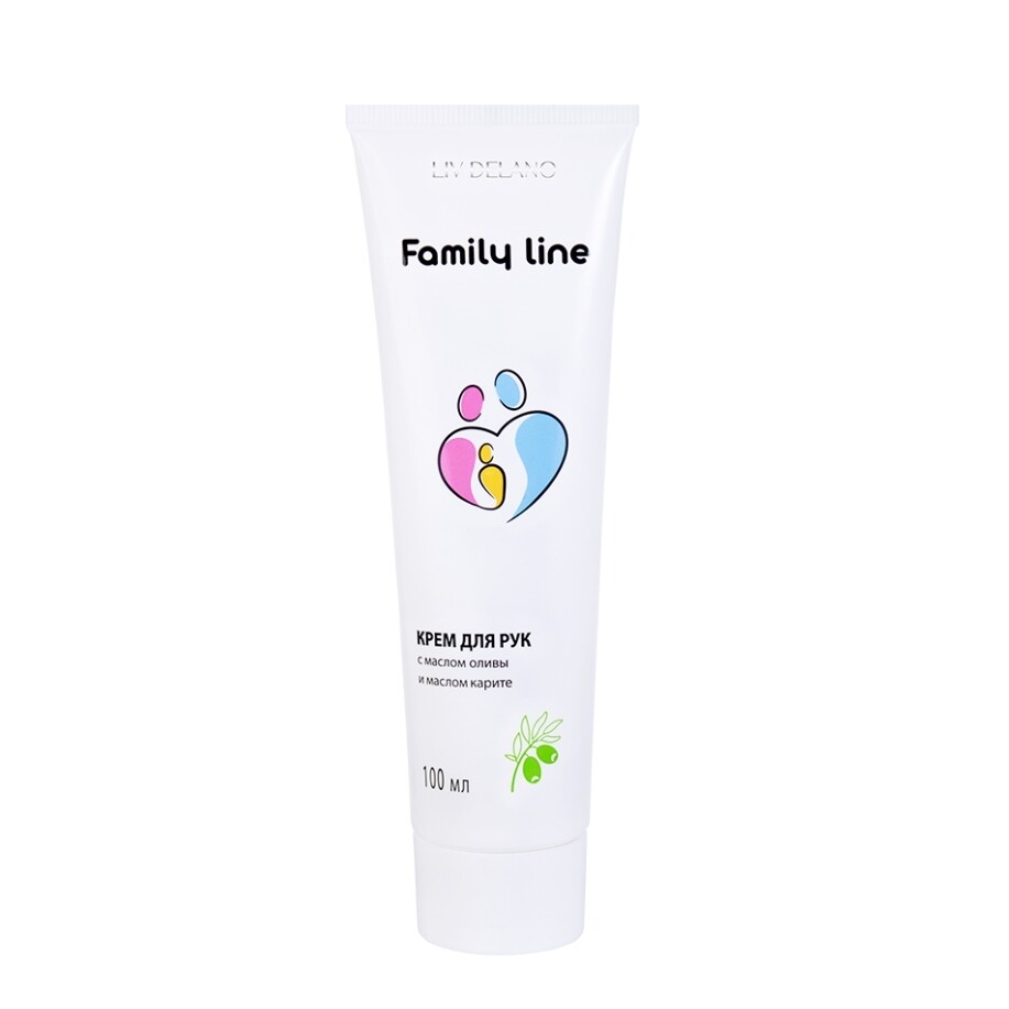 

Family line крем для рук с маслом оливы и маслом карите, 100 мл