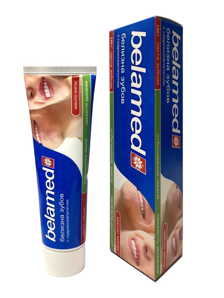 Зубная паста белизна зубов с гидроксиапатитом, 135г
