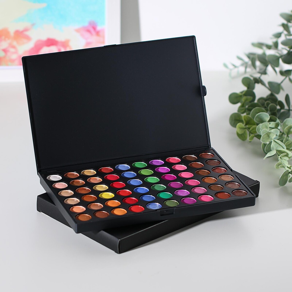 палетка теней для смоки. палетка теней геншин. тени 24 цвета. палетка tarte maneater. Hibiscus цвет 4600300064571.