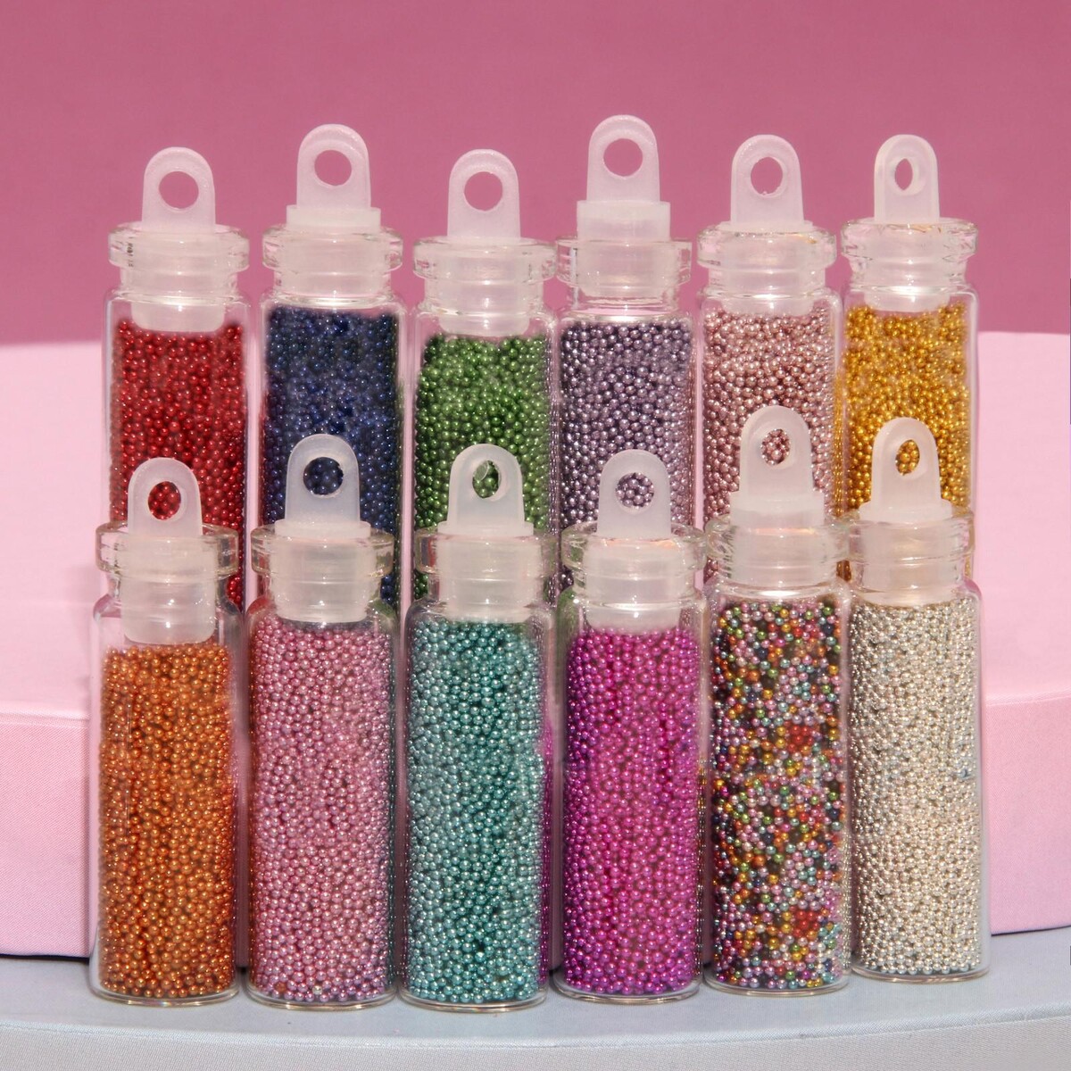 Бульонки для декора, набор 12 бутылочек, разноцветные набор глиттера для творчества в бутылочке