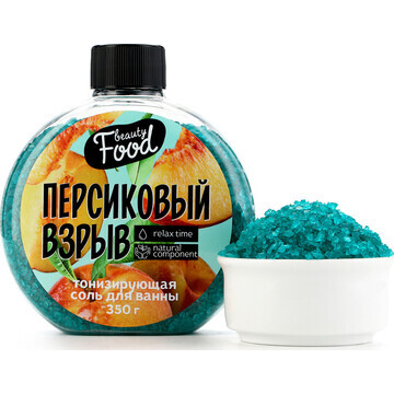 Соль для ванны, 350 г, аромат персика, b