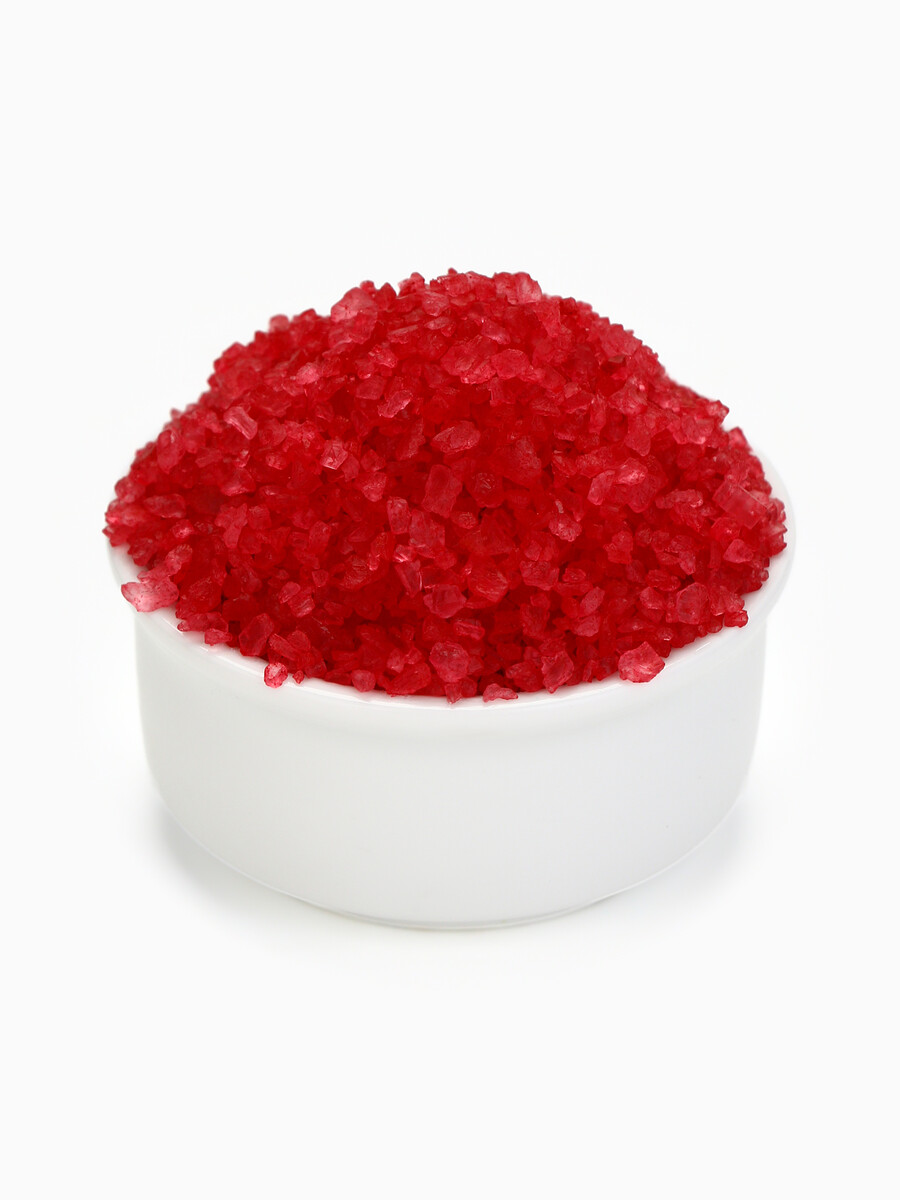 

Соль для ванны, Красный