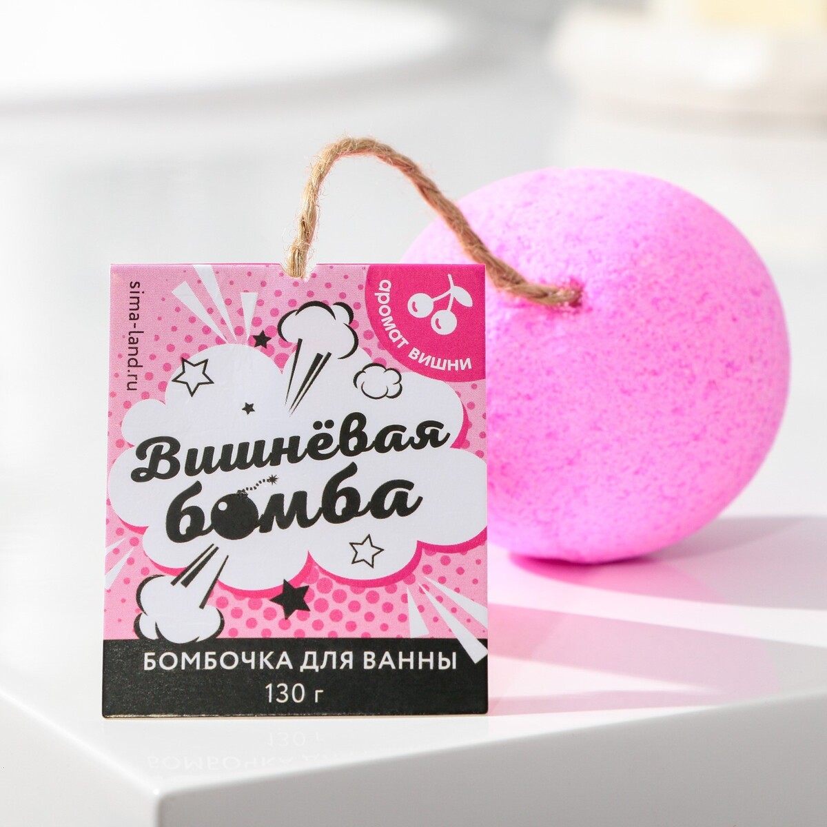 

Бомбочка для ванны, Розовый